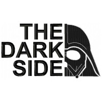 The Dark Side Embroidery Design 3 Sizes