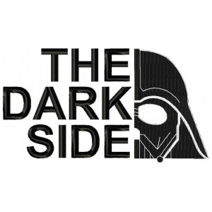 The Dark Side Embroidery Design 3 Sizes