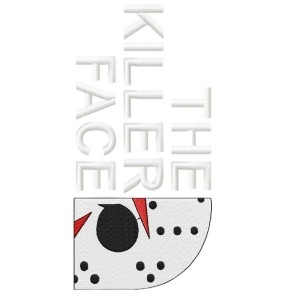 The Killer Face Embroidery Design 3 Sizes