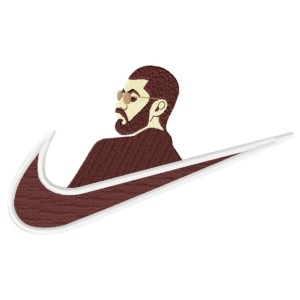 Swoosh x Miyagi Embroidery Design 4 Sizes