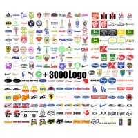 +3000 Popular Logos Embroidery Designs Pack