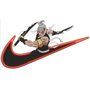 Swoosh x Tengen Embroidery Design 4 Sizes