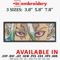 Senku Box Embroidery Design 3 Sizes