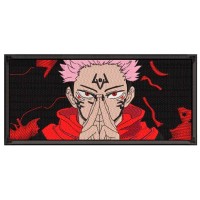 Sukuna Pose Embroidery Design 6 Sizes