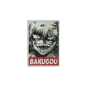 BAKUGOU Embroidery Design 8 Sizes