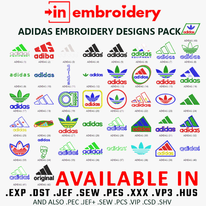 abidas embroidery designs pack