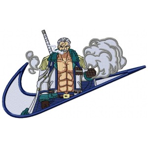 Smoker Anime Embroidery Design 4 Sizes