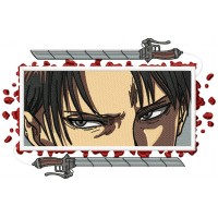 Armin Sword Embroidery Design 6 Sizes
