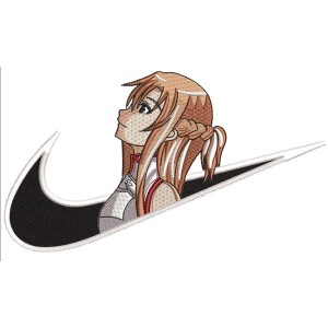 Swoosh x YUUKI ASUNA Embroidery Design 4 Sizes