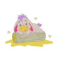 Baby Pooh Bear Embroidery Design 6 Sizes Free Download