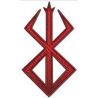 Berserk Logo Anime Embroidery Design 4 Sizes