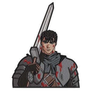 Berserk x Sword Embroidery Design 4 Sizes