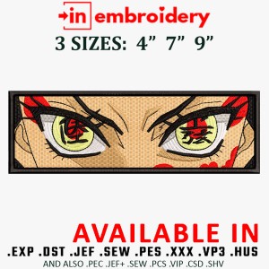 Daki Eyes Embroidery Design 3 Sizes