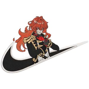 Swoosh x Diluc Embroidery Design 4 Sizes