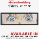 Gojo Blue Eyes Embroidery Design 3 Sizes