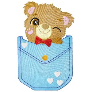 Baby Bears Six Embroidery Designs 4 Sizes Collection Pack