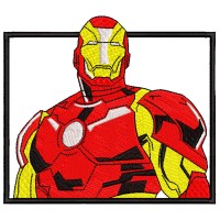 Iron Man Box Embroidery Design 3 Sizes