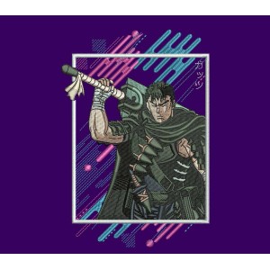 Berserk Guts Embroidery Design 6 Sizes