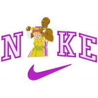 Basketball Player Yankes Embroidery Design 3 Sizes