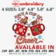 Have a Cup of Cheer Christmas machine Embroidery Design 4 Sizes