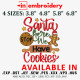 Santa Stop Here We Have Christmas machine Embroidery Design 4 Sizes