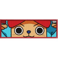 Chopper Eyes One Piece Embroidery Design 3 Sizes