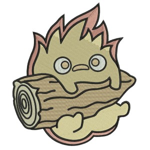 CALCIFER Embroidery Design 4 Sizes