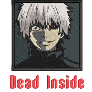 Dead Inside Kaneki Embroidery Design 3 Sizes