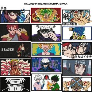 Anime Embroidery Designs Ultimate Pack