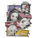 Demon Slayer Gang Anime Embroidery Design 6 Sizes