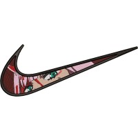 Swoosh Zero Two Embroidery Design 4 Sizes