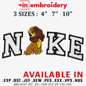 Dog Embroidery Design 3 Sizes