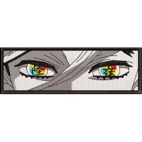 Doma Eyes Embroidery Design 3 Sizes