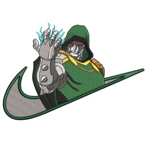 Swoosh x DR DOOM Embroidery Design 4 Sizes