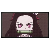 Nezuko Kamado Girl Embroidery Design 3 Sizes