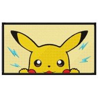 Pokemon Rectangle Embroidery Design 3 Sizes