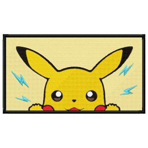 Pokemon Rectangle Embroidery Design 3 Sizes