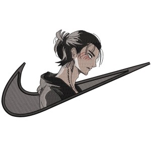 Swoosh x Eren Eager Embroidery Design 4 Sizes