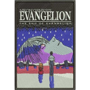 Evangelion Embroidery Design 4 Sizes