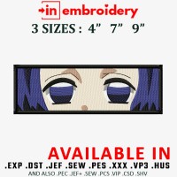 Shinobu Eyes Embroidery Design 3 Sizes