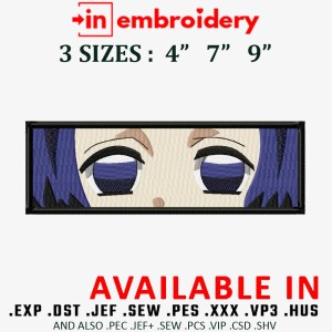 Shinobu Eyes Embroidery Design 3 Sizes