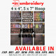 Fonts Embroidery Designs Pack