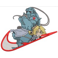 Swoosh x FULLMETAL ALCHEMIST Embroidery Design 4 Sizes