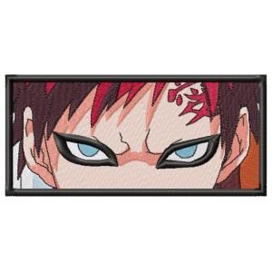 Gaara Anime Embroidery Design 4 Sizes