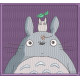 Totoro Frame Embroidery Design 4 Sizes