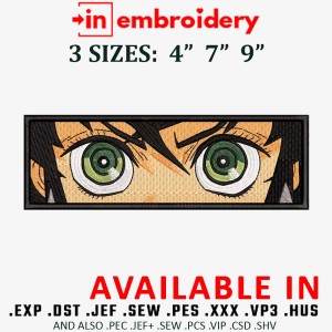 Inosuke Eyes Embroidery Design 3 Sizes