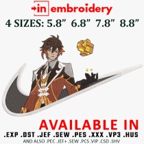 Swoosh x Zhong Li Embroidery Design 4 Sizes