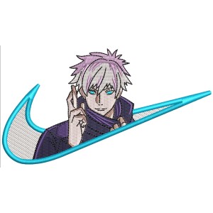 Swoosh x Satoru Gojo Embroidery Design 5 Sizes