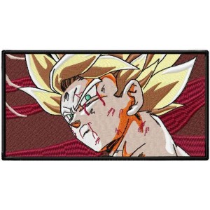 Goku Super Saiyan Embroidery Design 3 Sizes