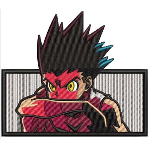 Gon Embroidery Design 4 Sizes